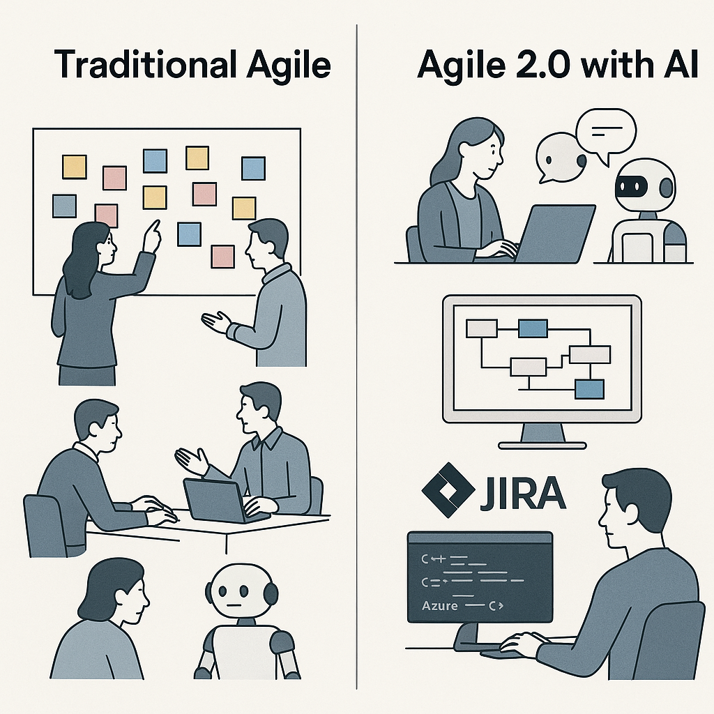 Agile 2.0: Redefining Agile Software Development with AI Support - Part 1